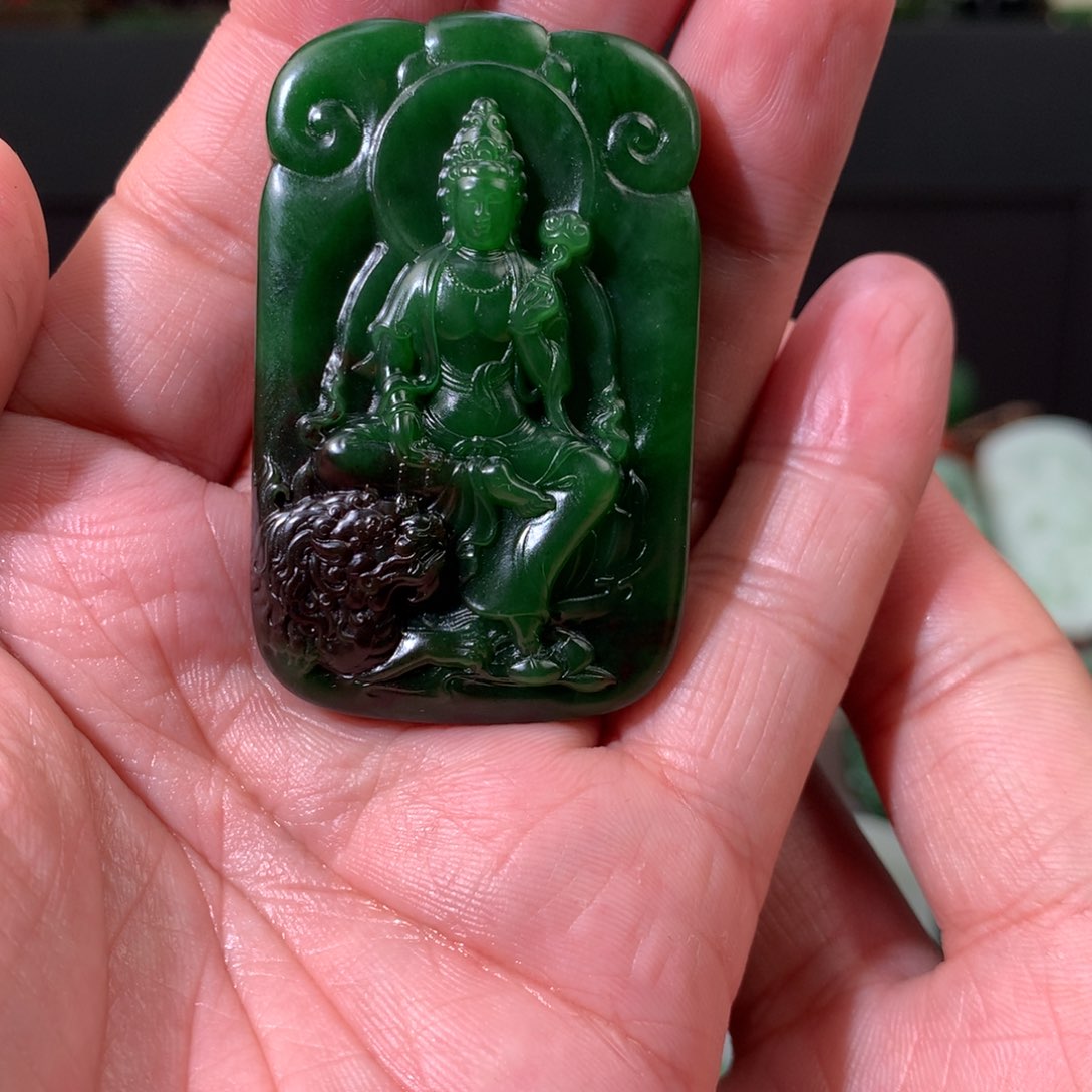 和田玉挂件未镶嵌