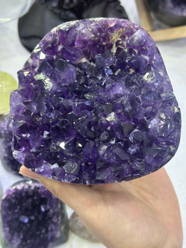 巴西乌拉圭紫水晶摆件