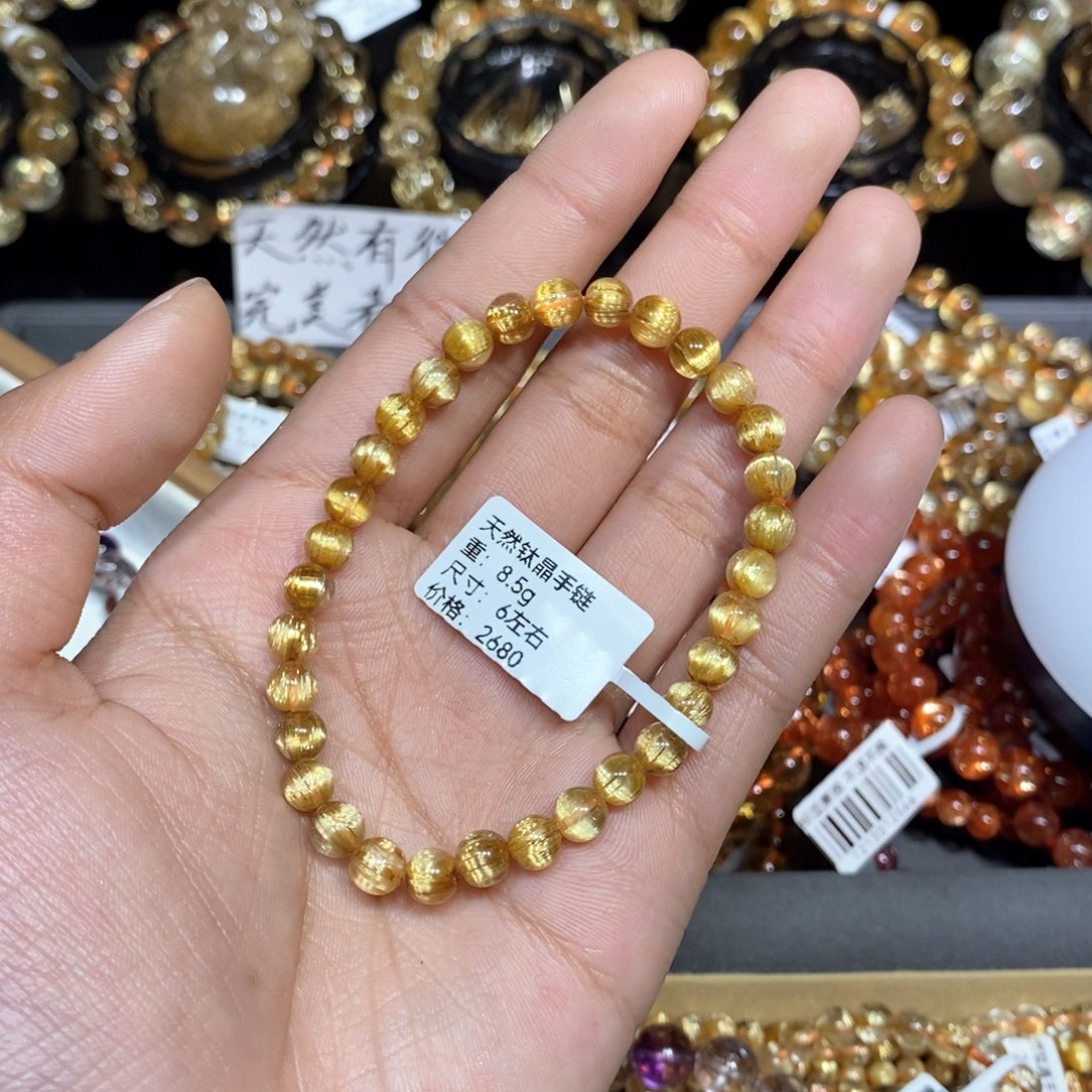 水晶手链未镶嵌A****?琪