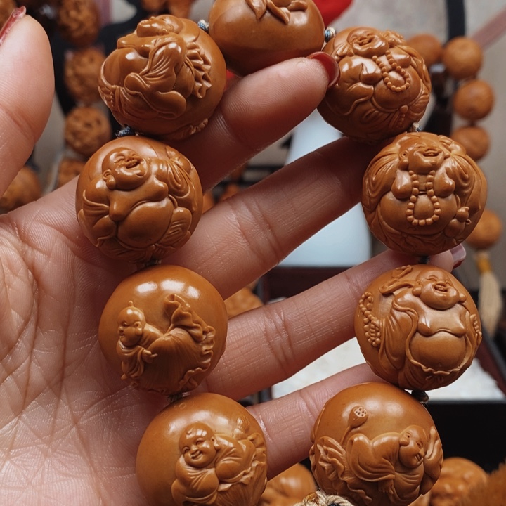 橄榄核手串/手链童子弥勒2.6