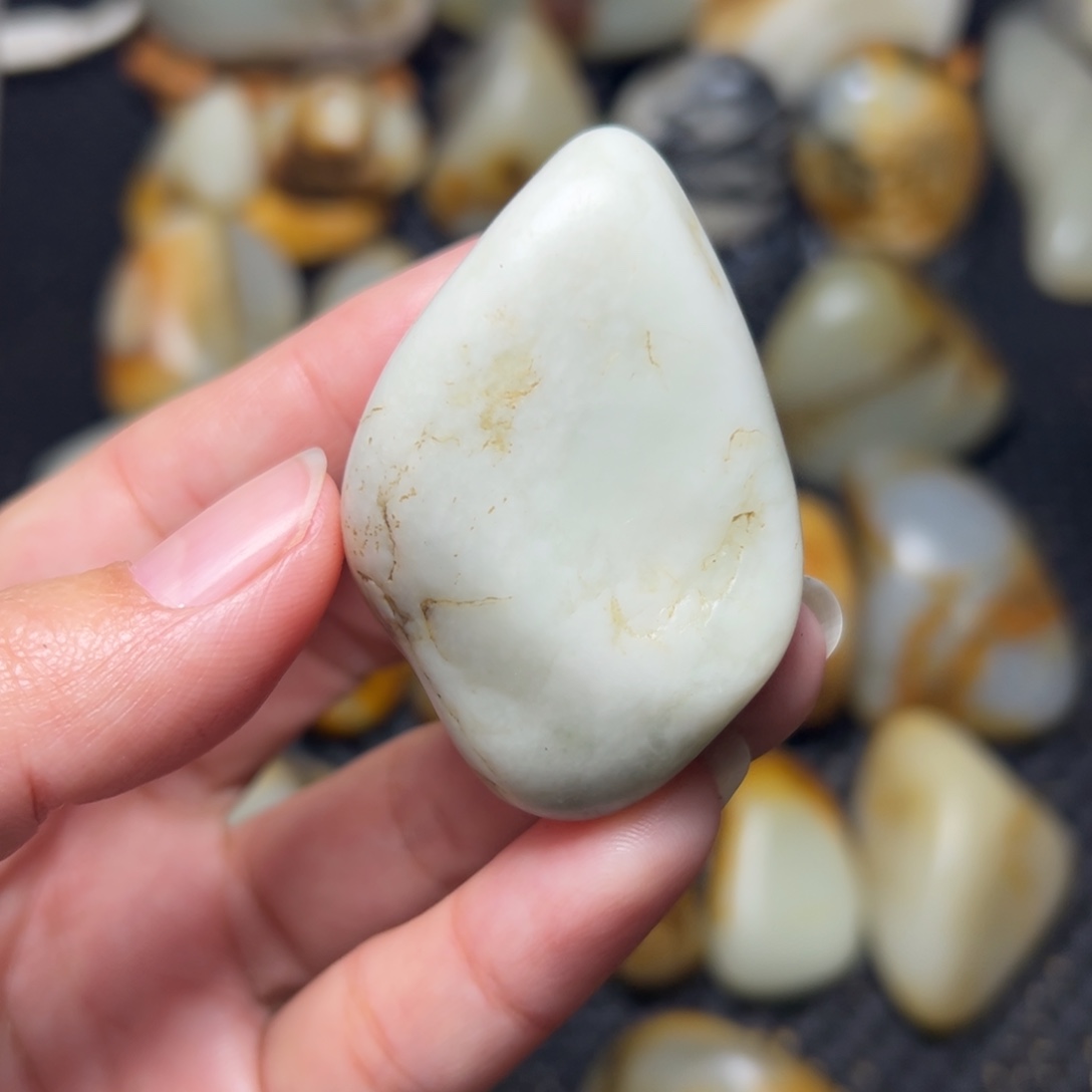 和田玉未镶嵌挂件A65