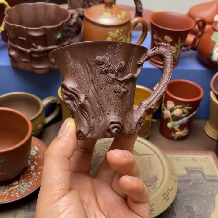 紫砂茶杯紫砂主人杯