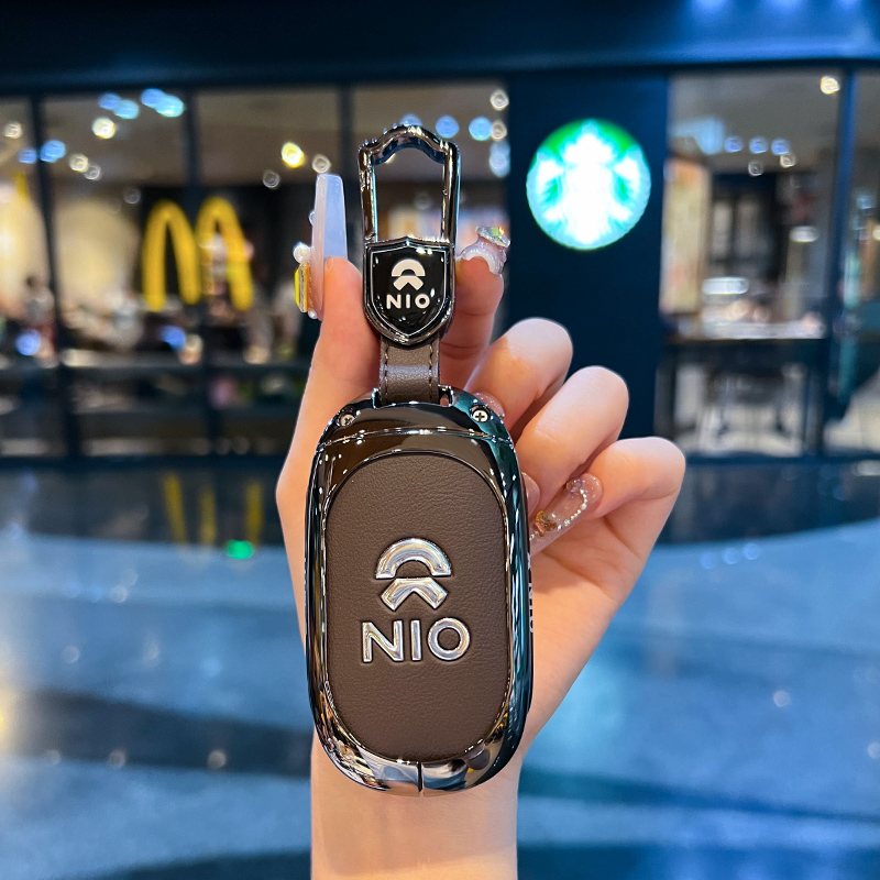 新款蔚来钥匙套et5es7皮ES6高级et7车ec7老ES8/EC7/ET5T壳扣包