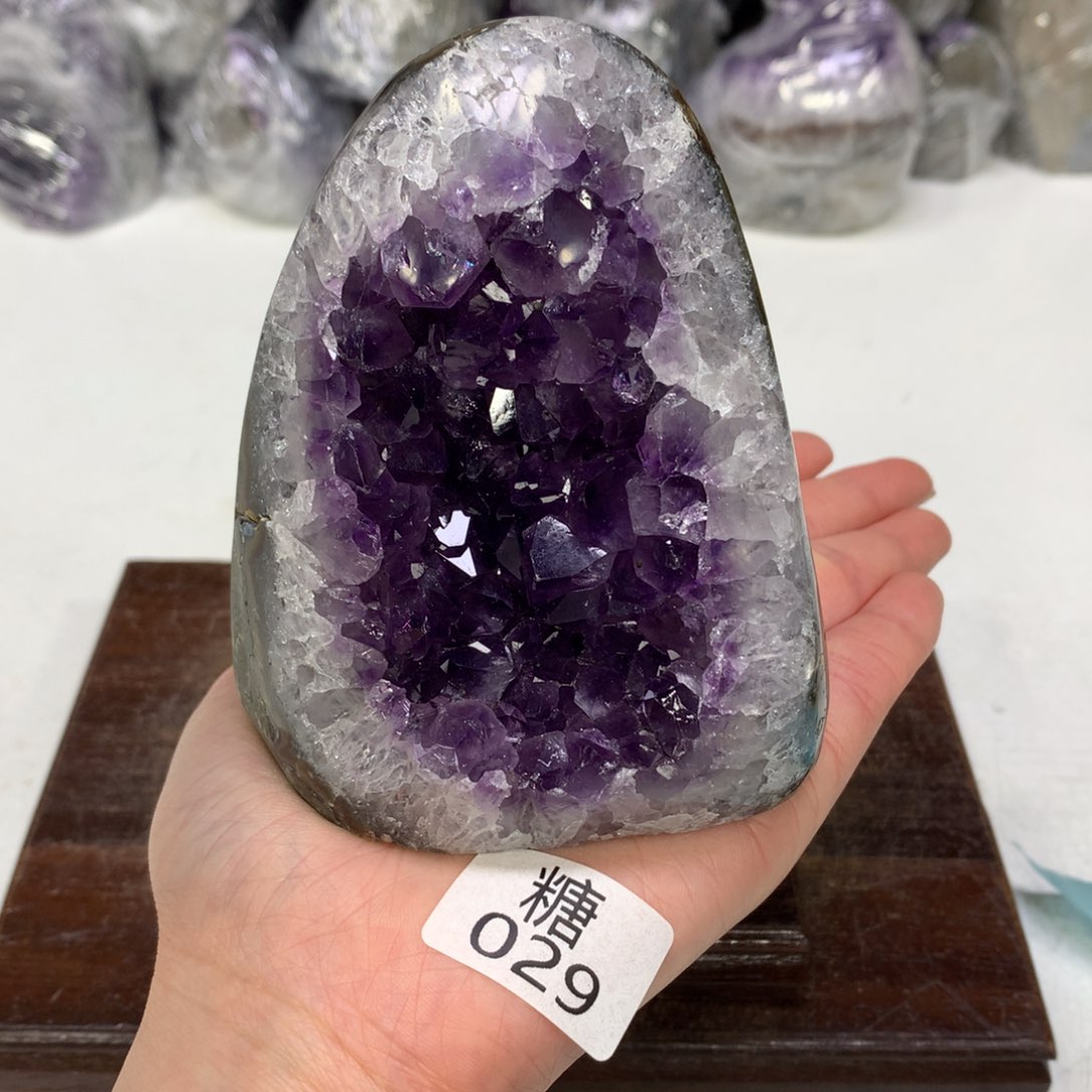 紫晶摆件未镶嵌水晶