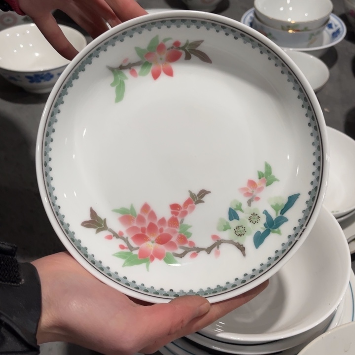 醴陵高温瓷釉下18厘米手绘