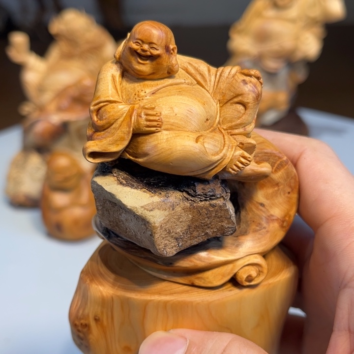 柏木（崖柏）根雕工艺摆件