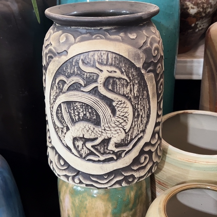 景德镇精品花盆口16高26