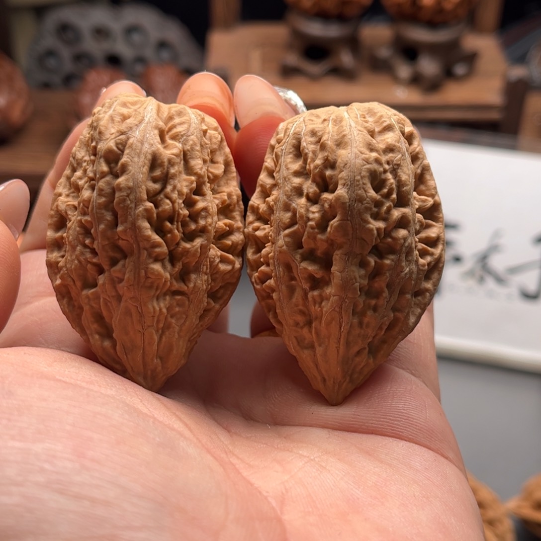 文玩核桃把件关东木子家楸大胖82