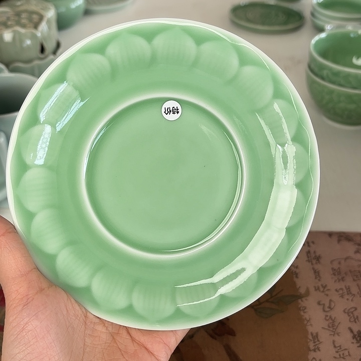 龙泉云间青瓷小米茶器