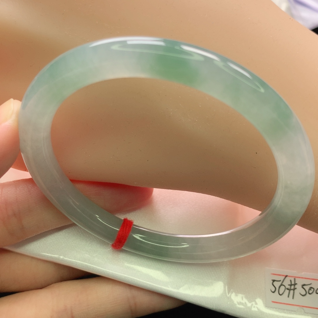 翡翠未镶嵌手镯缅甸5657