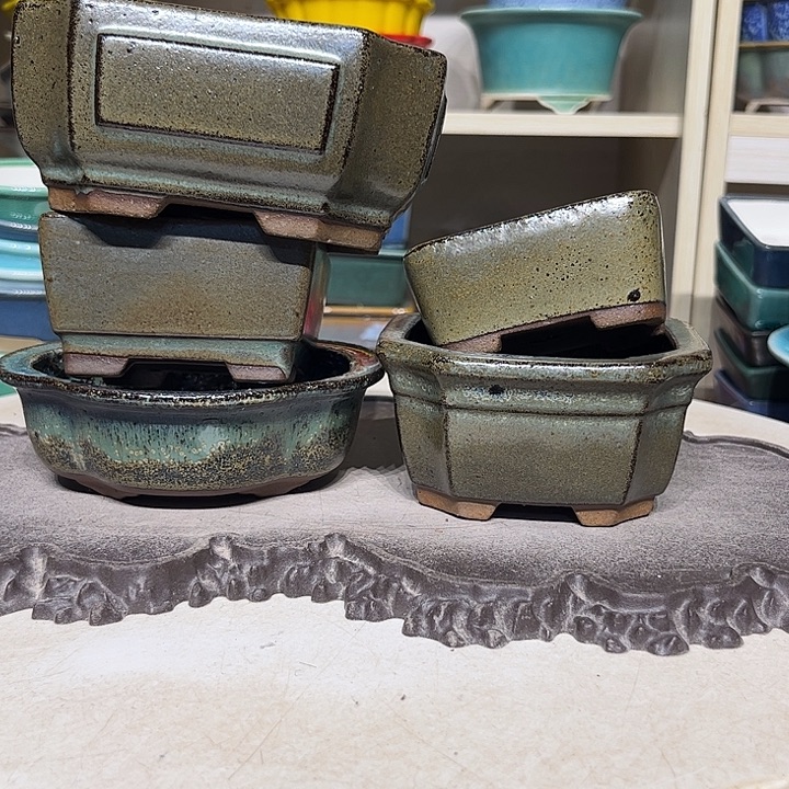 紫砂花盆瑕疵颗粒8-13-5