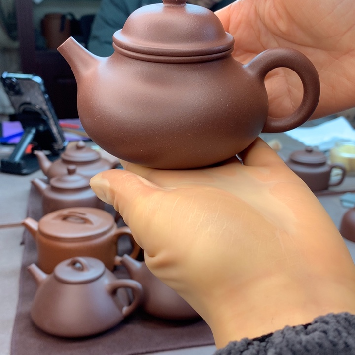 茶壶紫砂底槽清，容天，200cc