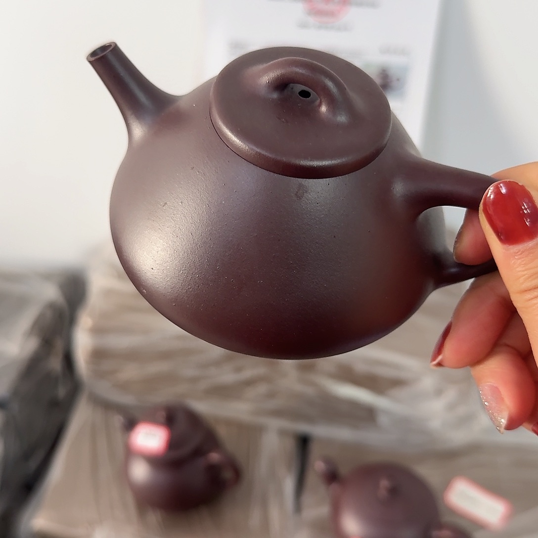 紫砂茶壶黄龙山原矿龙血砂250