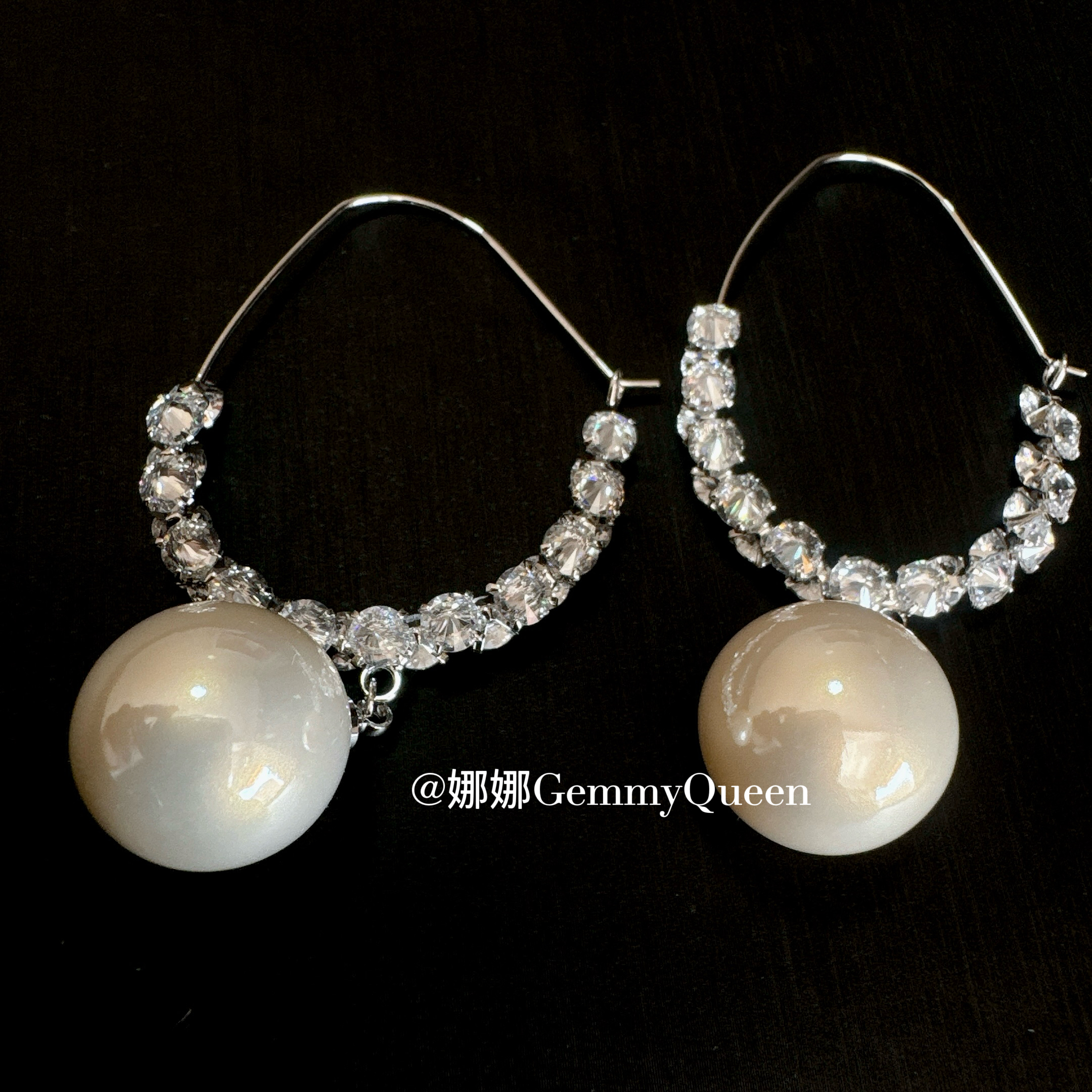 铜合金仿珍珠耳饰 娜娜GemmyQueen耳环GQ04747