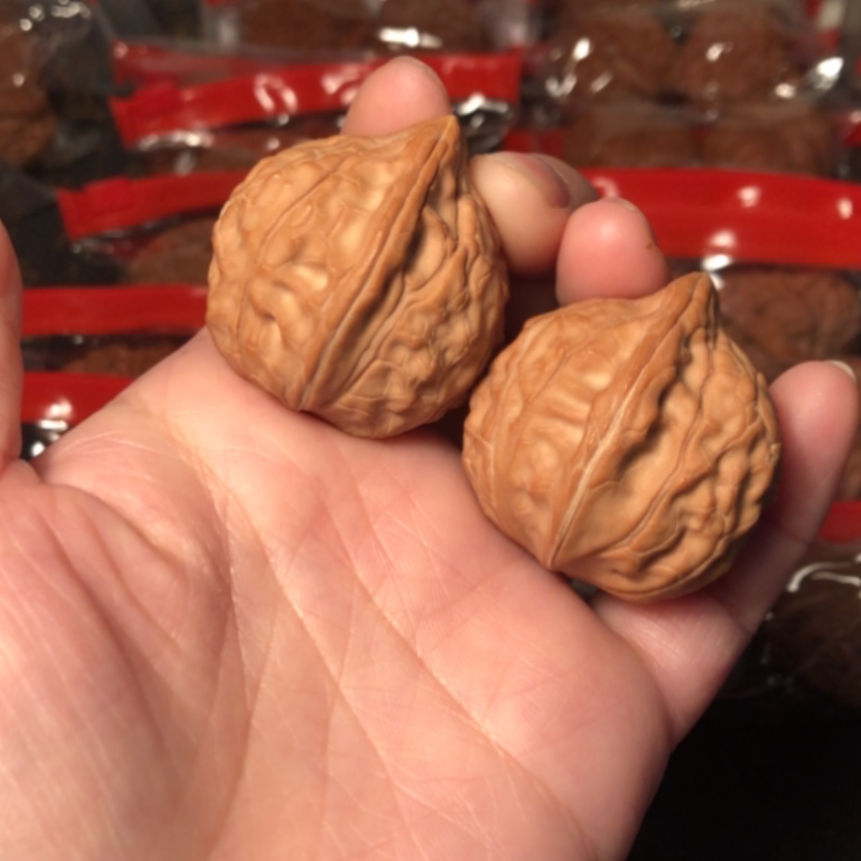 【闪购商品】文玩核桃把件龟甲纹