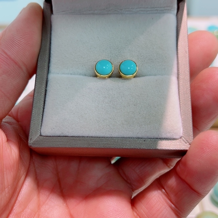 绿松石银S925镶嵌珠宝奇石