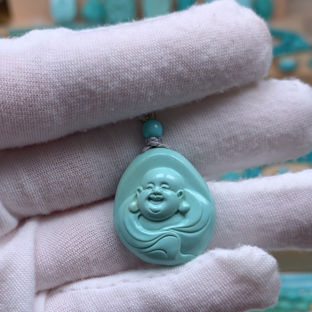 绿松石珠宝奇石未镶嵌