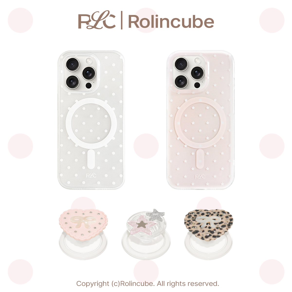 Rolincube原创【少女心事】系列新品iPhone手机壳磁吸壳Magsafe创意