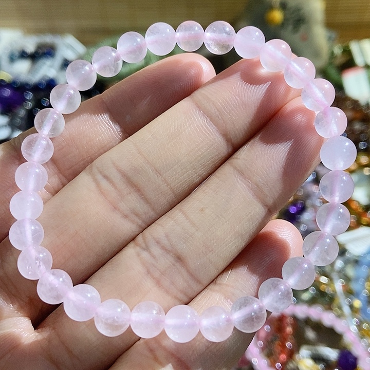 水晶手链未镶嵌粉晶6