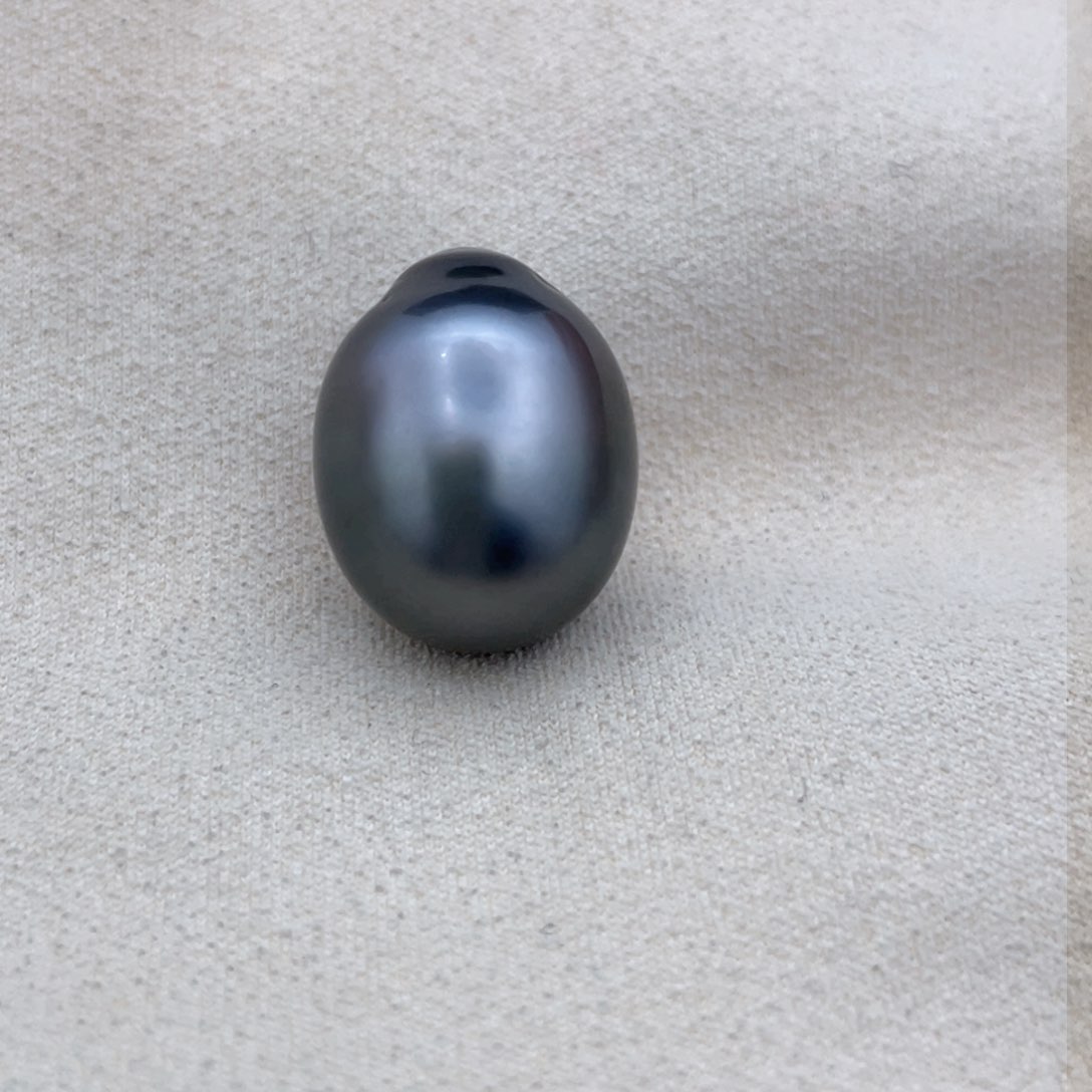 海水珍珠黑珍珠14.5未镶嵌