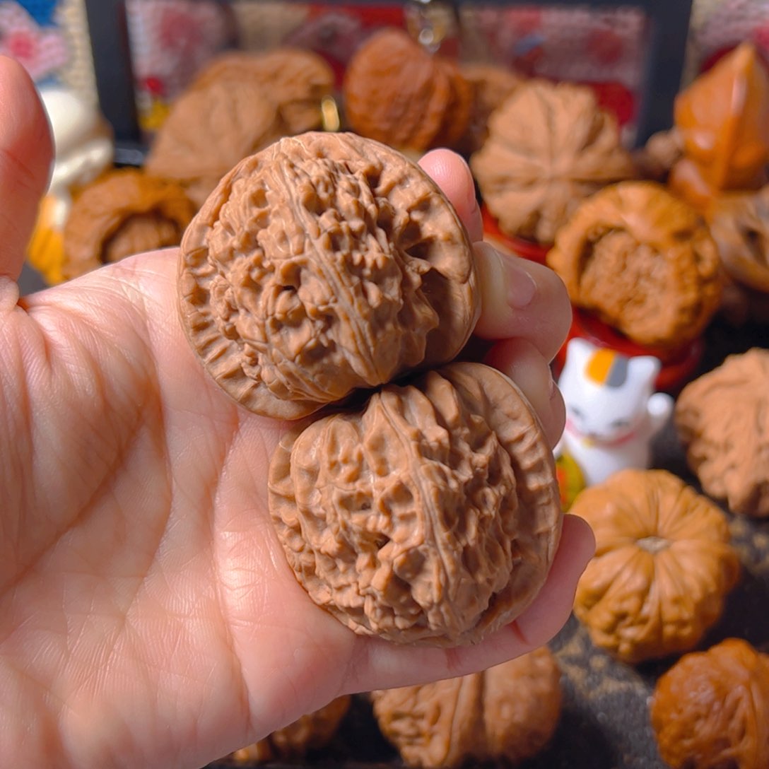 把件文玩核桃白狮子41