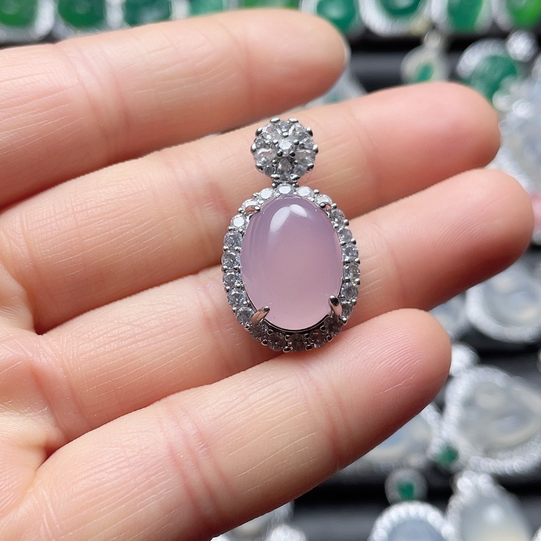 玛瑙/玉髓挂件合金