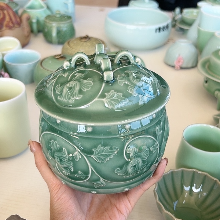 小米茶器龙泉青瓷