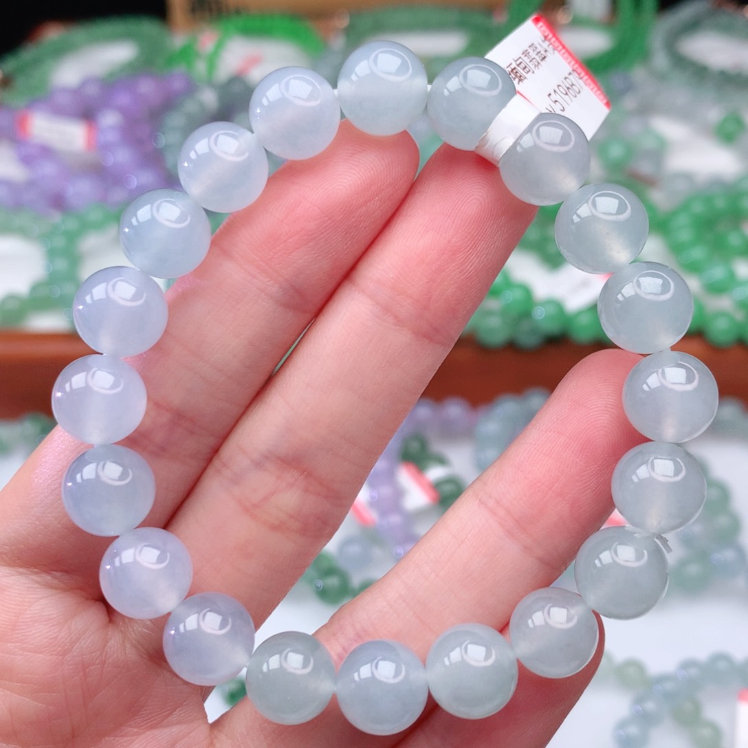 翡翠手链未镶嵌翡翠9.5mm