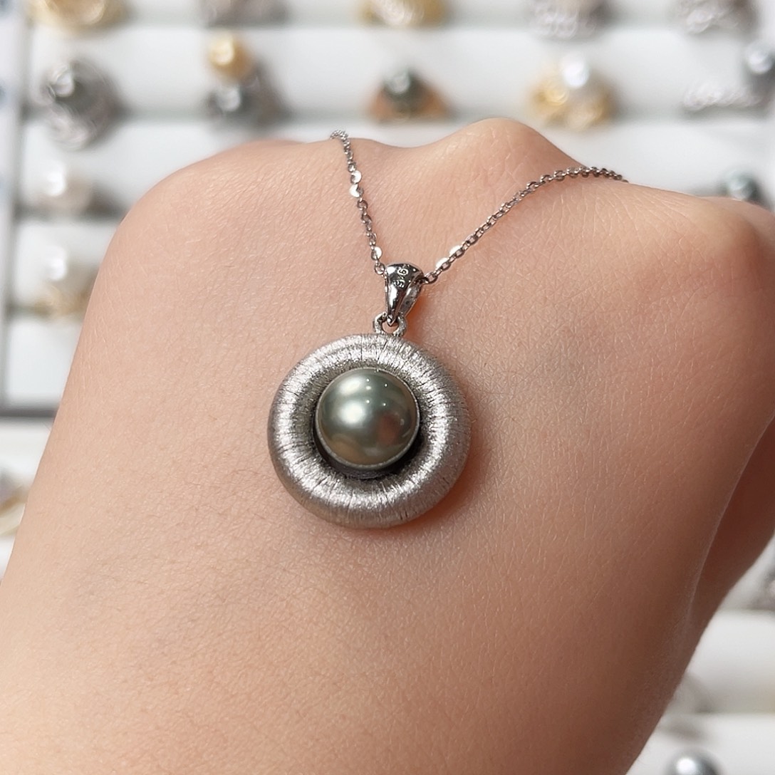 海水珍珠戒指银S925镶嵌