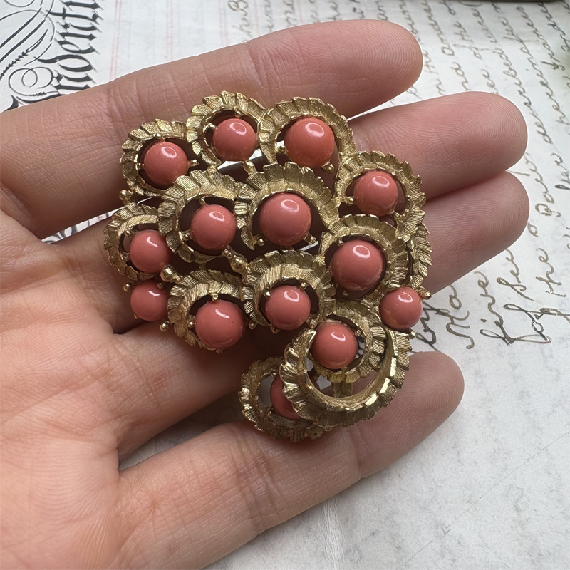 合金胸针 trifari糊糊孔雀翎胸针1-1【2071122-002】