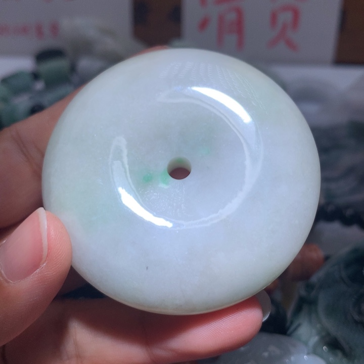 颈饰未镶嵌翡翠保真天然A货翡翠