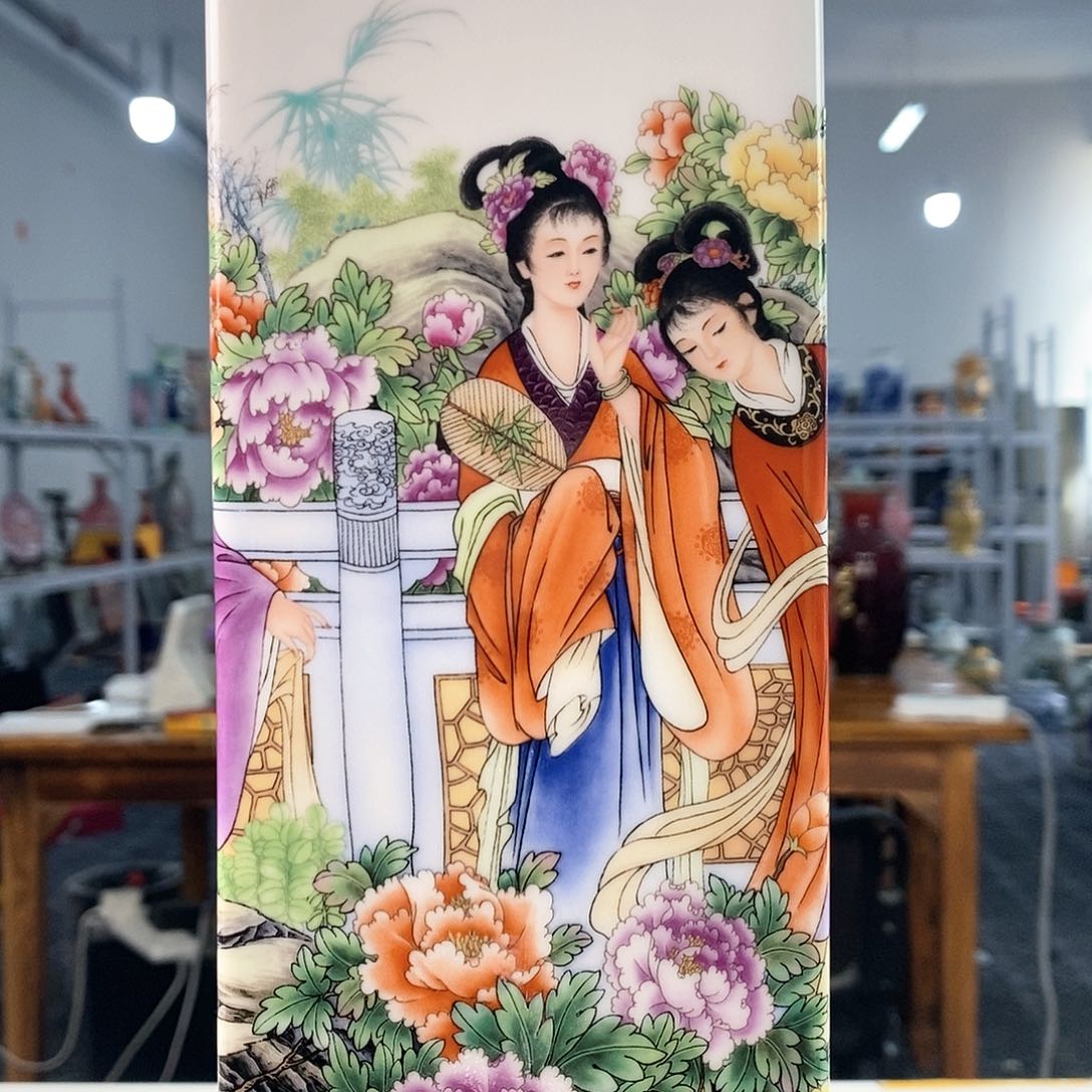 景德镇陶瓷花瓶摆件