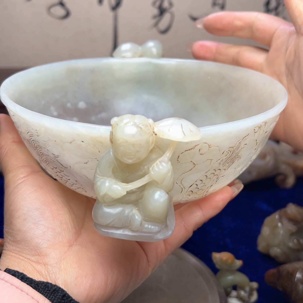 【闪购商品】和田玉挂件未镶嵌走****来