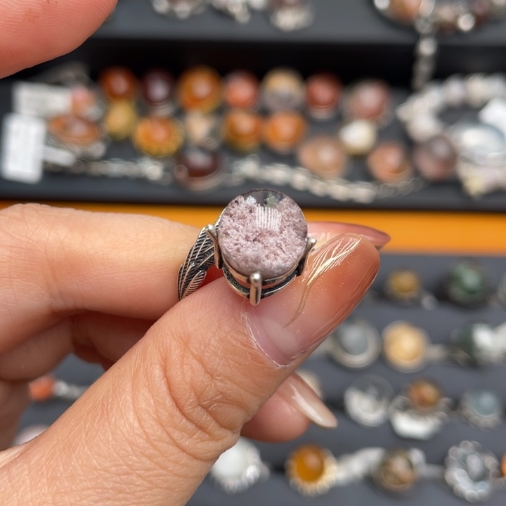 水晶戒指银S925镶嵌11111111