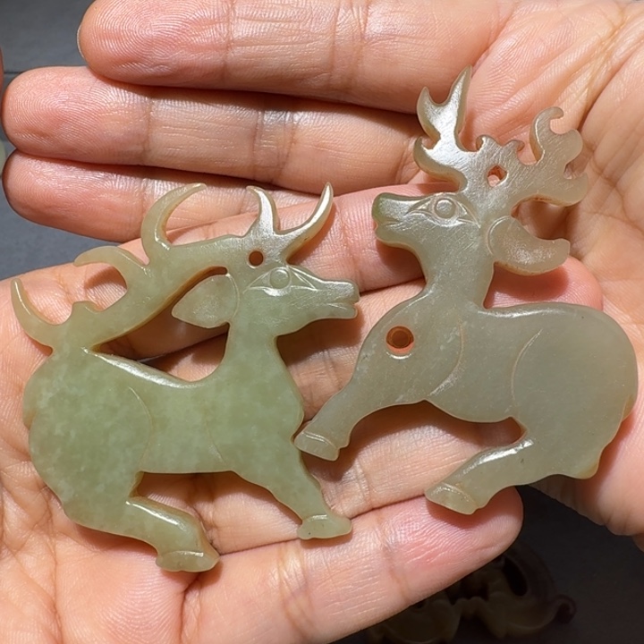 多***黄颈饰未镶嵌和田玉