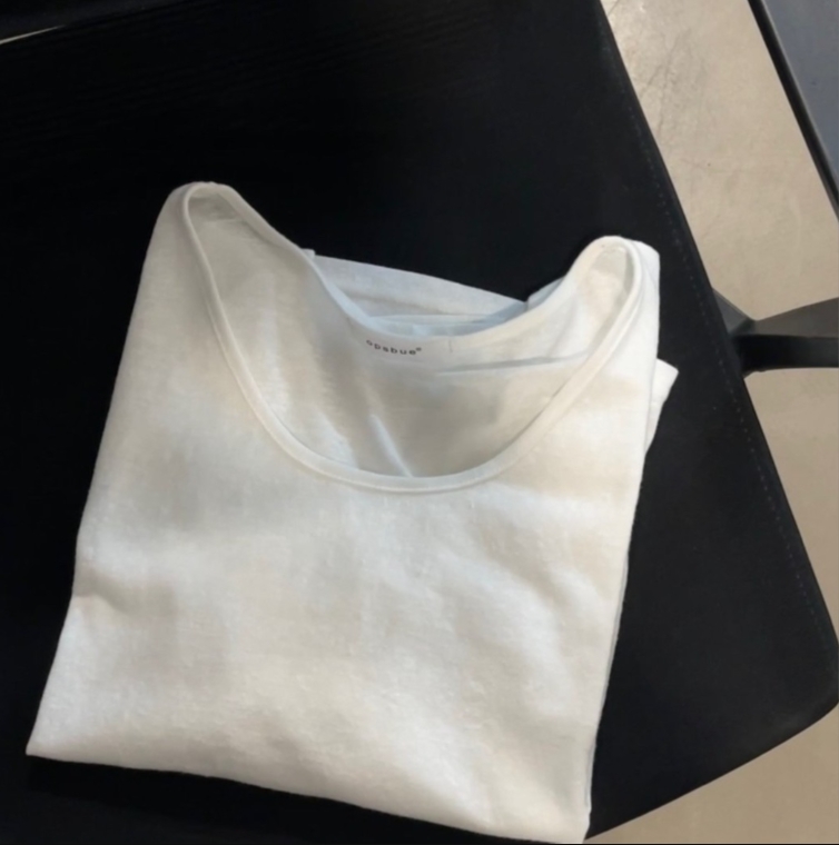 大圆领净面T恤  CX10027B