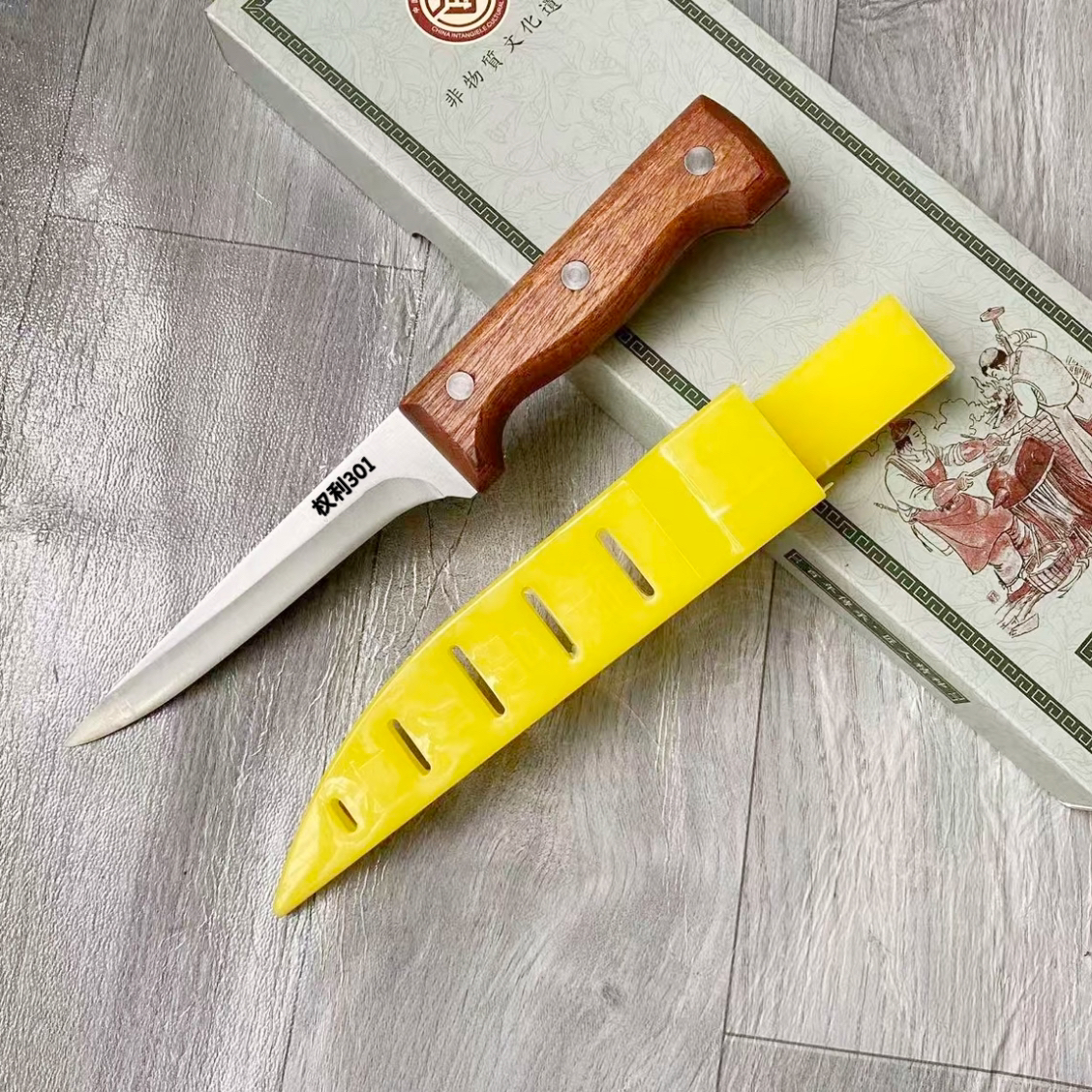 不锈钢锻打剔骨刀分割刀屠宰切肉剥皮户外商用锋利刀具