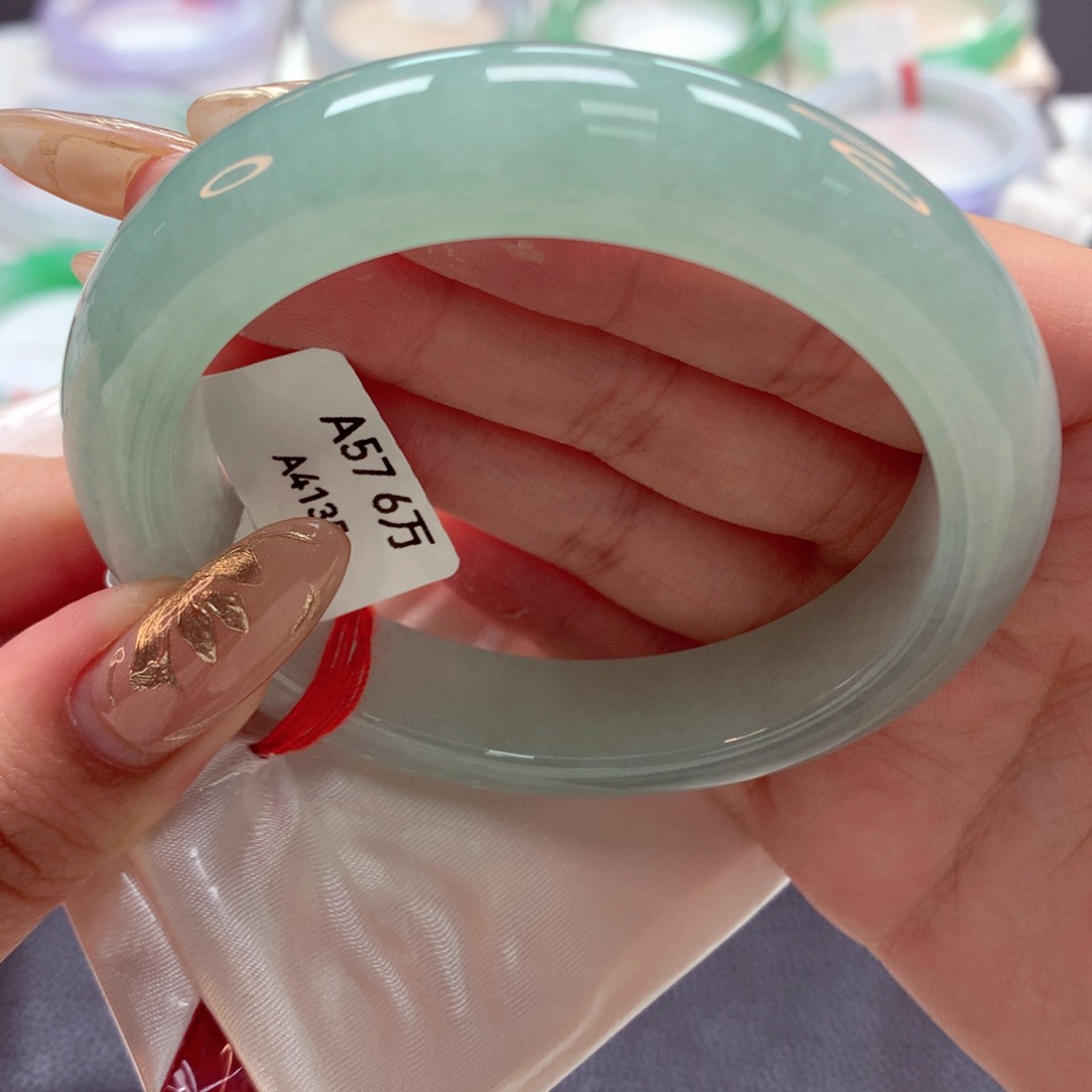 翡翠手镯未镶嵌22（38号）