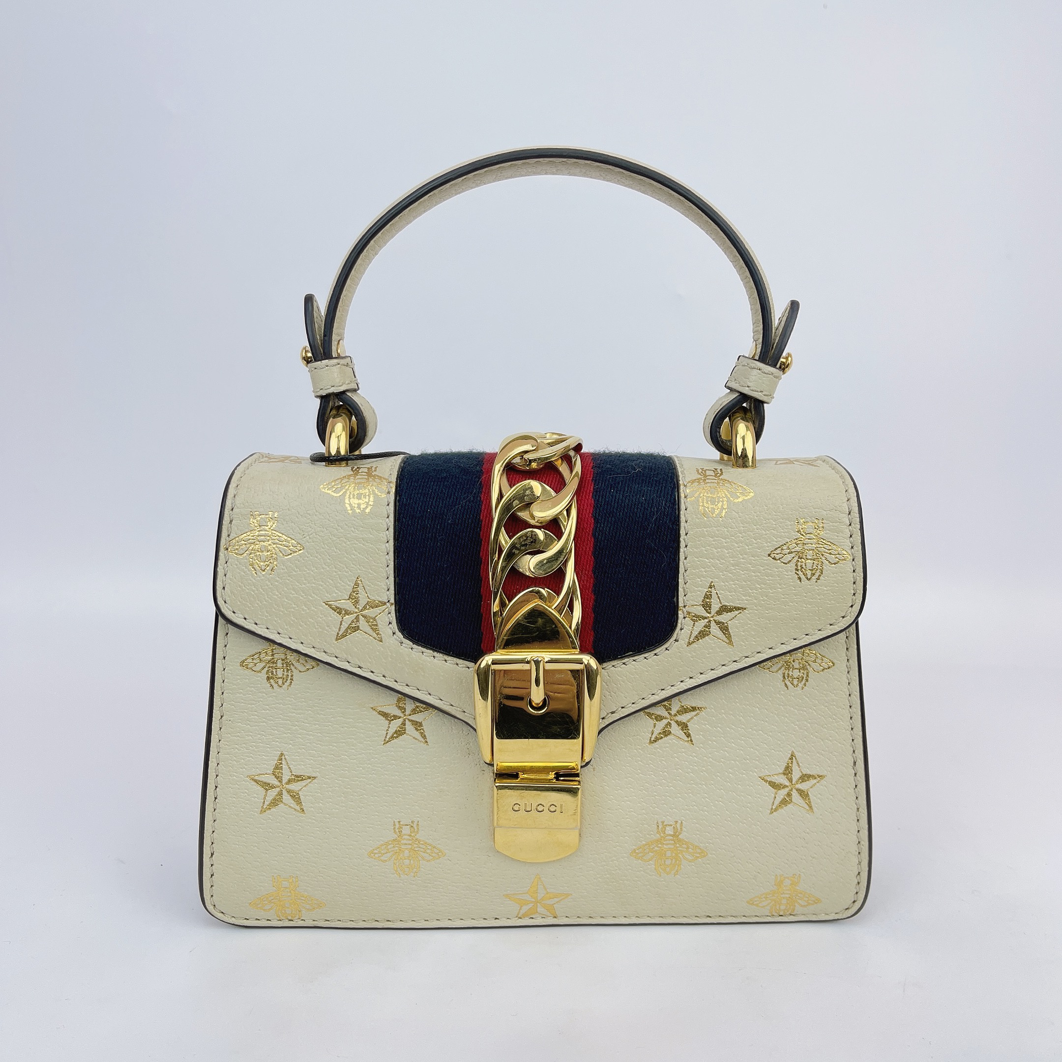 95新 GUCCI/古驰 古驰牛皮蜜蜂底19 M016