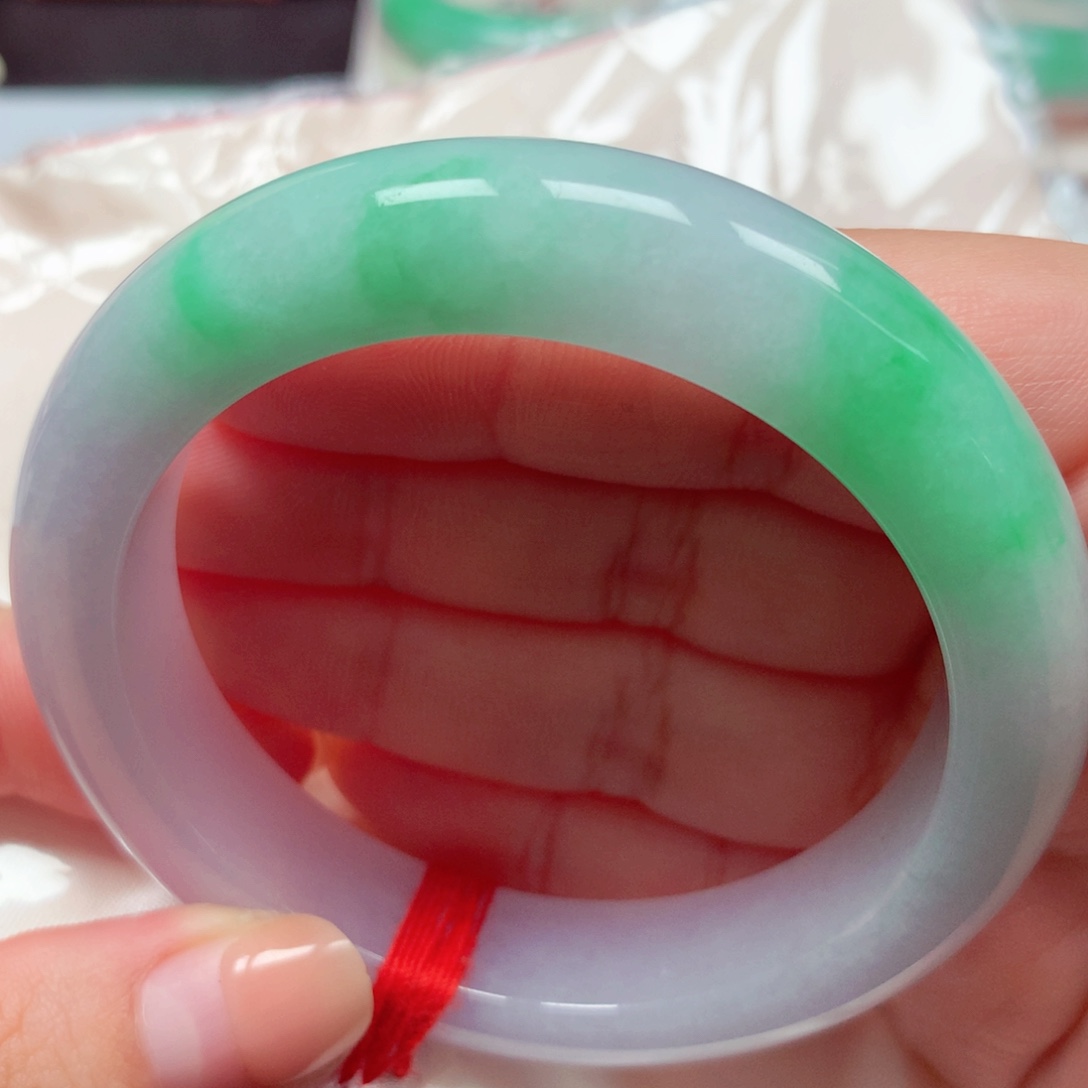 残***血翡翠未镶嵌手镯强推⭐️55.3