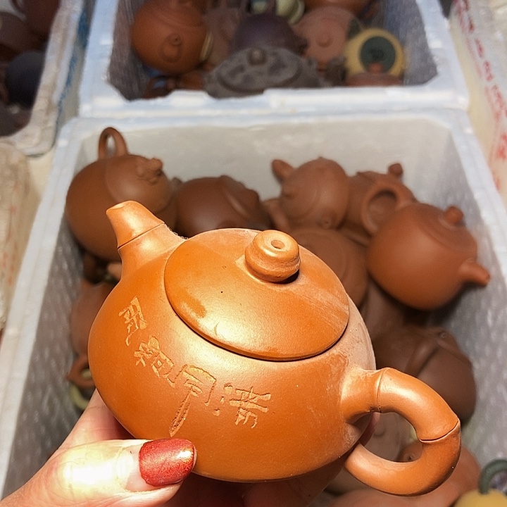 全手工制作宜兴紫砂茶壶