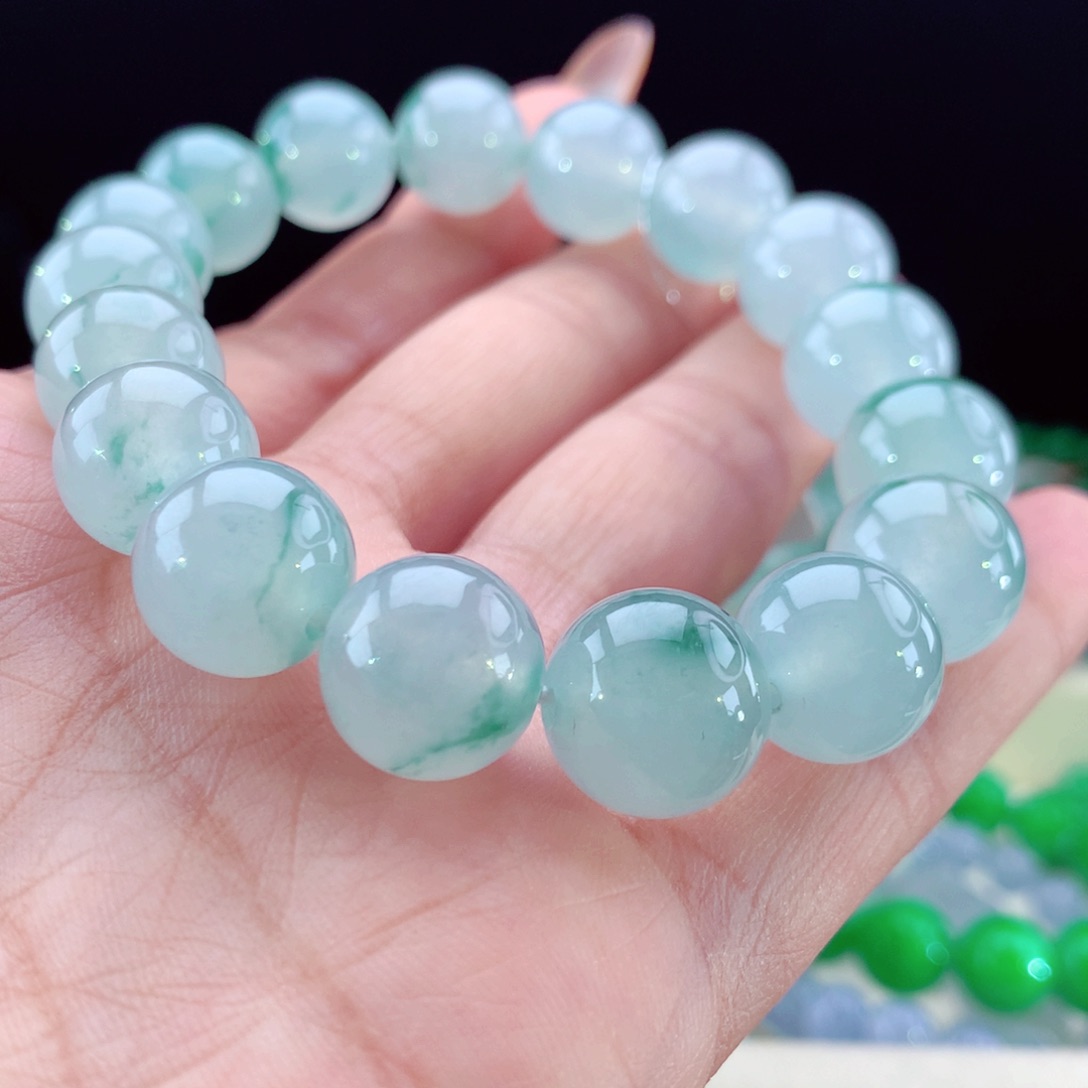 未镶嵌手串翡翠天然翡翠A货