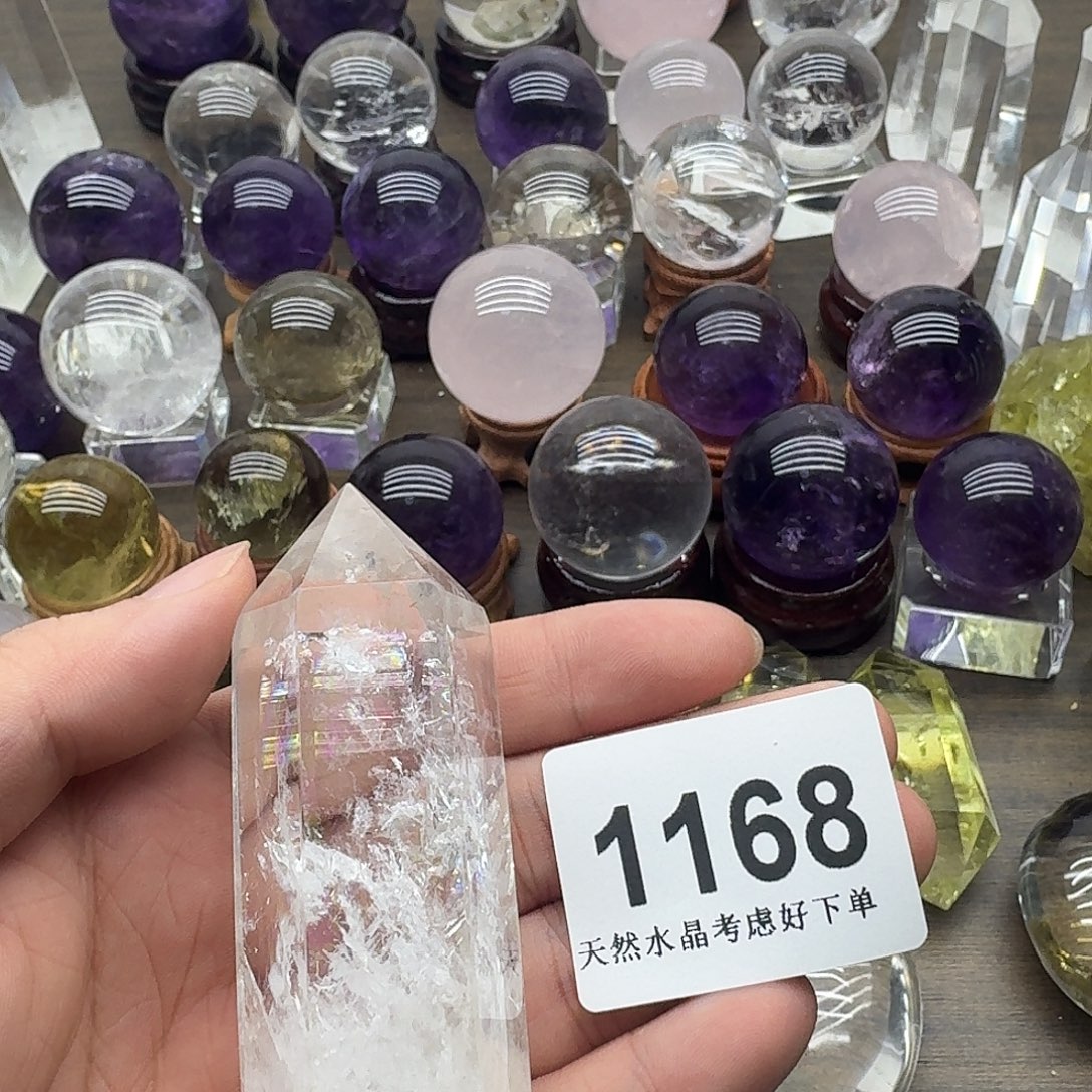 未镶嵌水晶珠宝半成品