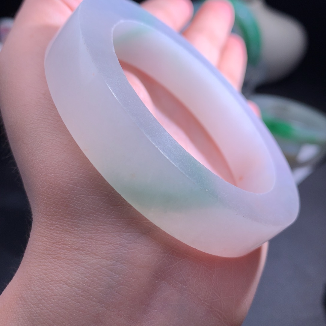 未镶嵌翡翠定制翡翠油画三彩