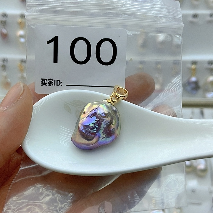 淡水珍珠颈饰银S925镶嵌