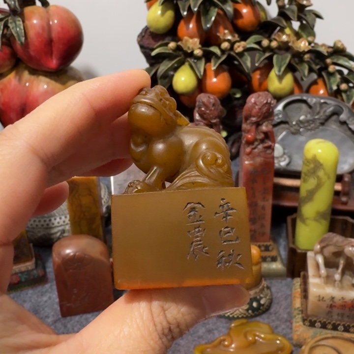 剑***心石材手工艺品摆件