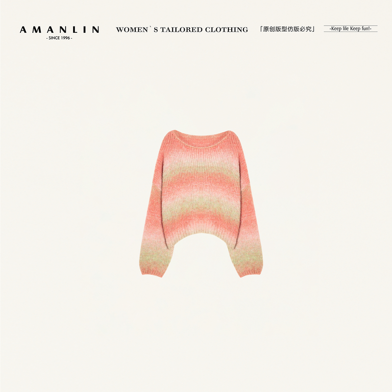 AMANLIN/阿谩琳琥珀流光上衣D602298