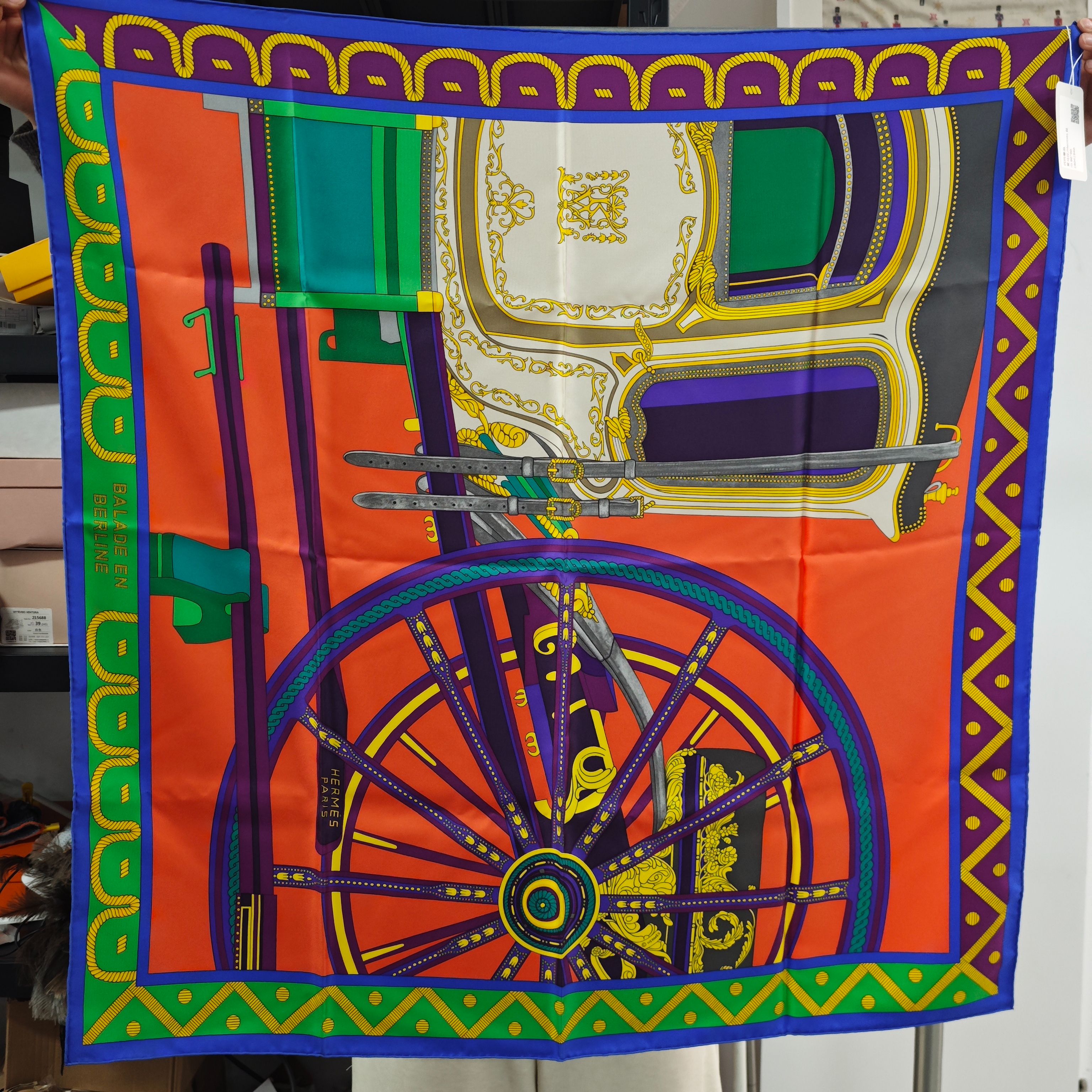 99新 Hermes/爱马仕 海囤J/爱马仕/丝巾/dd61564