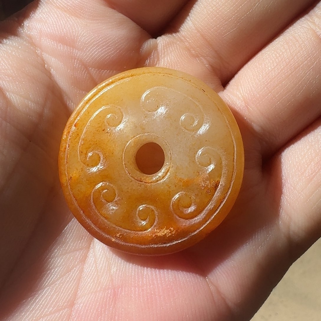 和田玉（糖玉）未镶嵌颈饰安**A