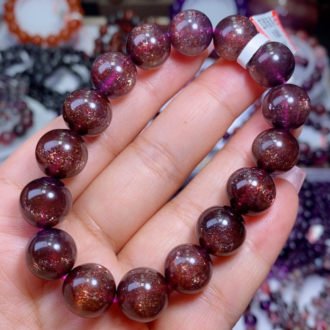 堇青石手链未镶嵌